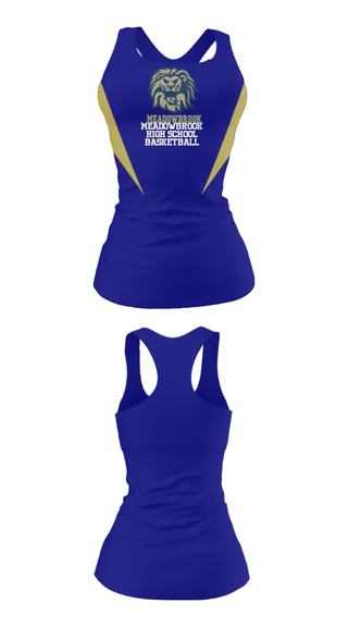 Tank Top, Meadowbrook High School Basketball, Women's Basketball, Teamtime, Team time, sublimation, custom sports apparel, team uniforms, spirit wear, spiritwear, sports uniforms, custom shirts, team store, custom team store, fundraiser sports, apparel fundraiser