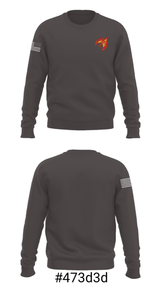 Crew Neck Sweatshirt, Ohio Phoenix, Women's Basketball, Teamtime, Team time, sublimation, custom sports apparel, team uniforms, spirit wear, spiritwear, sports uniforms, custom shirts, team store, custom team store, fundraiser sports, apparel fundraiser