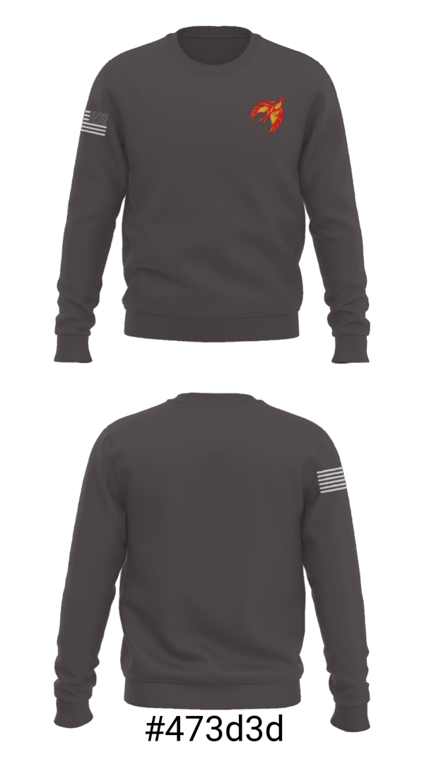 Crew Neck Sweatshirt, Ohio Phoenix, Women's Basketball, Teamtime, Team time, sublimation, custom sports apparel, team uniforms, spirit wear, spiritwear, sports uniforms, custom shirts, team store, custom team store, fundraiser sports, apparel fundraiser
