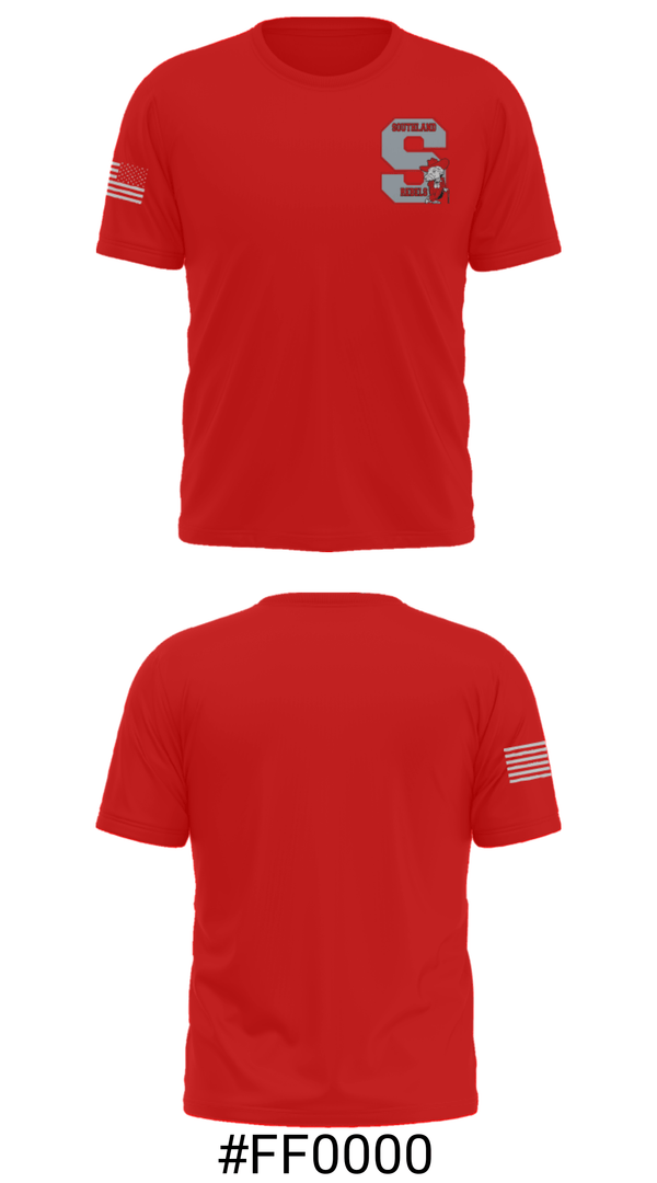 Short Sleeve Performance Shirt, Southland Junior High School Basketball, Men's Basketball, Teamtime, Team time, sublimation, custom sports apparel, team uniforms, spirit wear, spiritwear, sports uniforms, custom shirts, team store, custom team store, fundraiser sports, apparel fundraiser