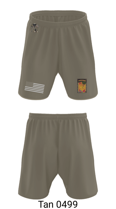 18th FA BDE Airborne 33985132 Athletic Shorts With Pockets - 37