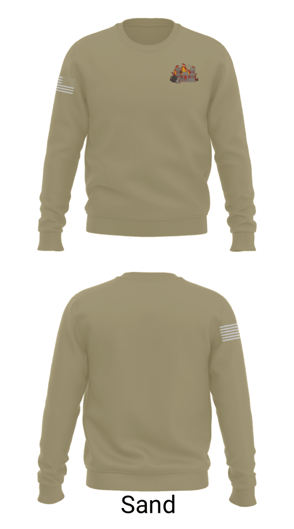 Crew Neck Sweatshirt, 3rd Platoon, Army, Teamtime, Team time, sublimation, custom sports apparel, team uniforms, spirit wear, spiritwear, sports uniforms, custom shirts, team store, custom team store, fundraiser sports, apparel fundraiser