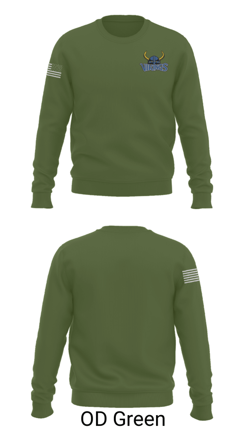 Crew Neck Sweatshirt, St Thomas of Villanova, Spirit Store, Teamtime, Team time, sublimation, custom sports apparel, team uniforms, spirit wear, spiritwear, sports uniforms, custom shirts, team store, custom team store, fundraiser sports, apparel fundraiser
