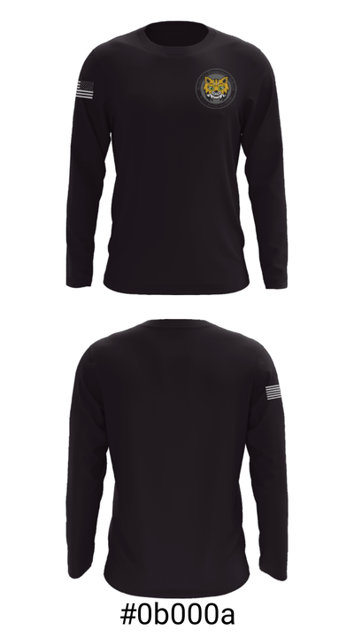 Benvenue Elementary School 94849998 Long Sleeve Performance Shirt - 18