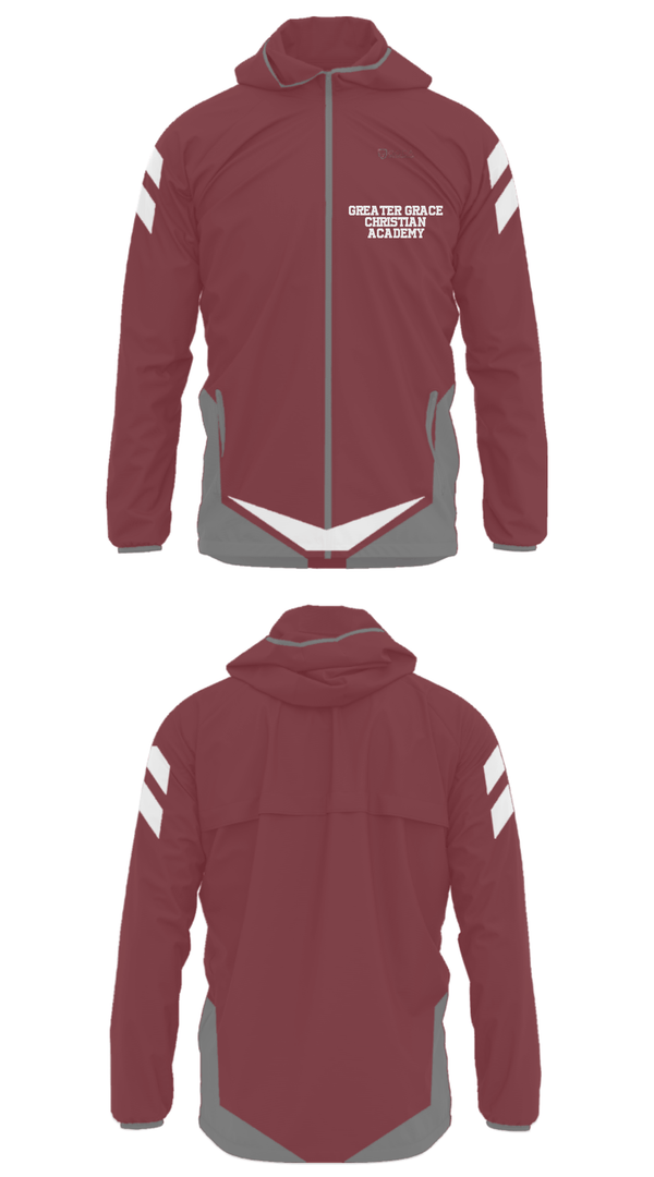 Windbreaker, Greater Grace Christian Academy, Spirit Store, Teamtime, Team time, sublimation, custom sports apparel, team uniforms, spirit wear, spiritwear, sports uniforms, custom shirts, team store, custom team store, fundraiser sports, apparel fundraiser