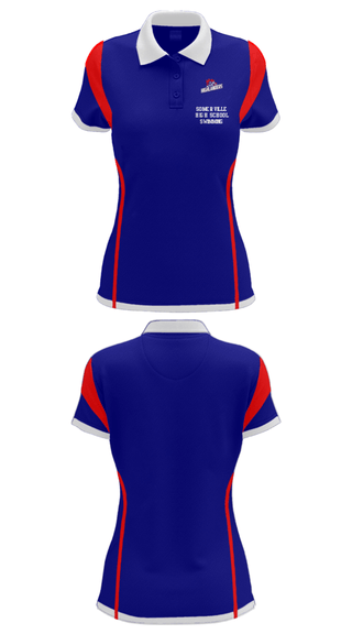 Women's Short Sleeve Performance Polo, Somerville High School Swimming, Swimming, Teamtime, Team time, sublimation, custom sports apparel, team uniforms, spirit wear, spiritwear, sports uniforms, custom shirts, team store, custom team store, fundraiser sports, apparel fundraiser