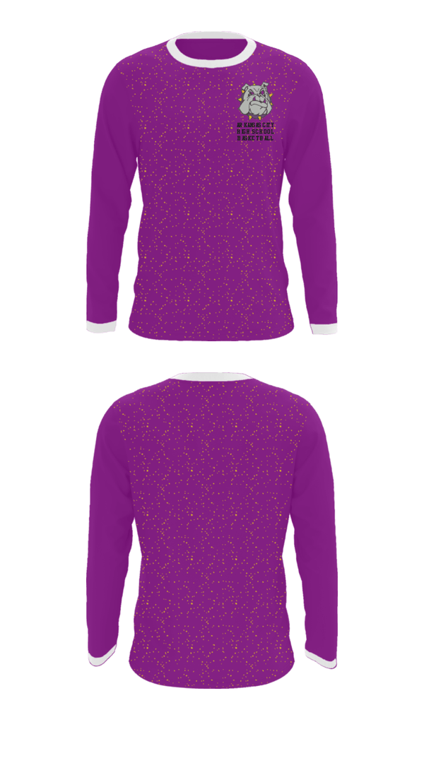 Long Sleeve Performance Shirt, Arkansas City High School Basketball, Men's Basketball, Teamtime, Team time, sublimation, custom sports apparel, team uniforms, spirit wear, spiritwear, sports uniforms, custom shirts, team store, custom team store, fundraiser sports, apparel fundraiser