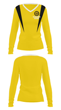 Smith Vocational and Agricultural High School Basketball 39155815 Women's Long Sleeve V-neck Shirt - 29