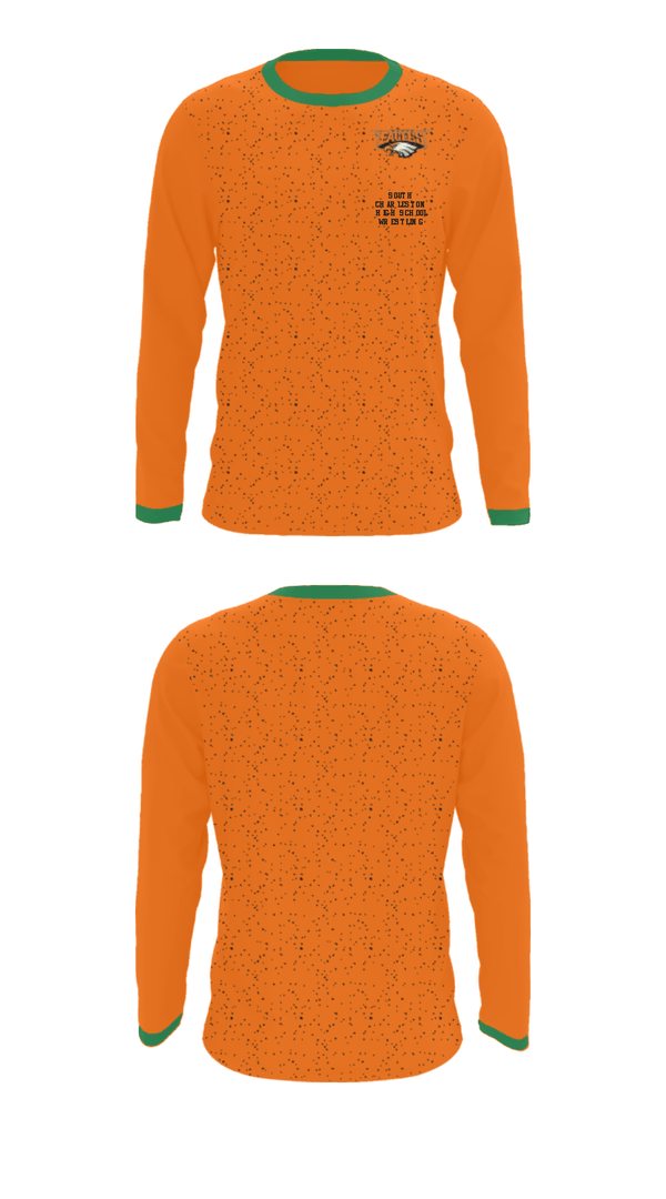Long Sleeve Performance Shirt, South Charleston High School Wrestling, Wrestling, Teamtime, Team time, sublimation, custom sports apparel, team uniforms, spirit wear, spiritwear, sports uniforms, custom shirts, team store, custom team store, fundraiser sports, apparel fundraiser