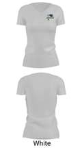 Wren Middle School Basketball 64147519 Women's Short Sleeve V-neck Shirt - 7