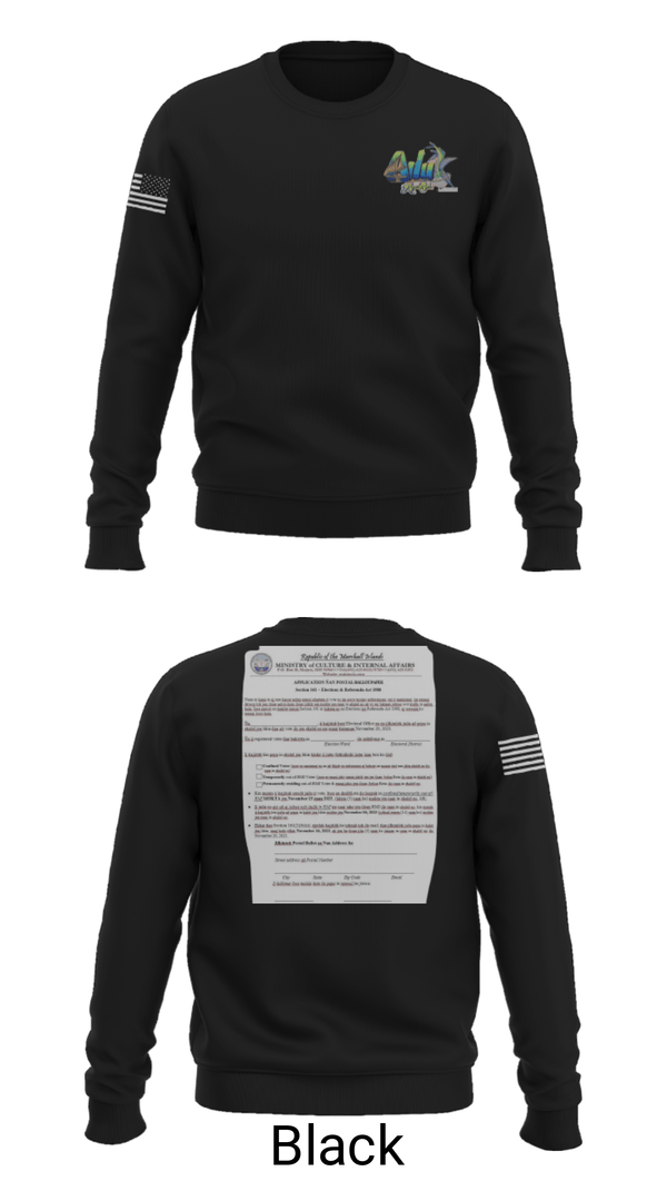 Crew Neck Sweatshirt, Ailuk kijen bid, Baseball, Teamtime, Team time, sublimation, custom sports apparel, team uniforms, spirit wear, spiritwear, sports uniforms, custom shirts, team store, custom team store, fundraiser sports, apparel fundraiser