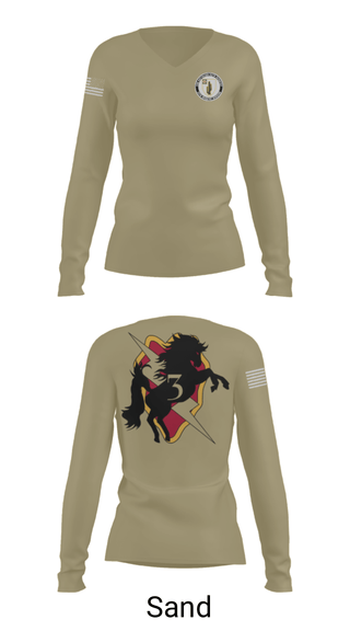 Women's Long Sleeve Vneck Shirt, , Army, Teamtime, Team time, sublimation, custom sports apparel, team uniforms, spirit wear, spiritwear, sports uniforms, custom shirts, team store, custom team store, fundraiser sports, apparel fundraiser