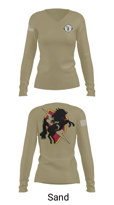 Cacti 73934244 Women's Long Sleeve V-neck Shirt - 47