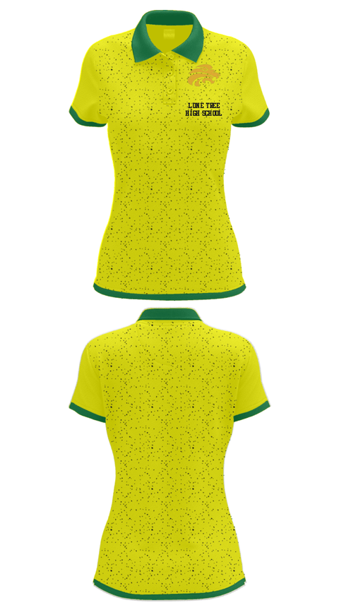 Women's Short Sleeve Performance Polo, Lone Tree High School, Spirit Store, Teamtime, Team time, sublimation, custom sports apparel, team uniforms, spirit wear, spiritwear, sports uniforms, custom shirts, team store, custom team store, fundraiser sports, apparel fundraiser
