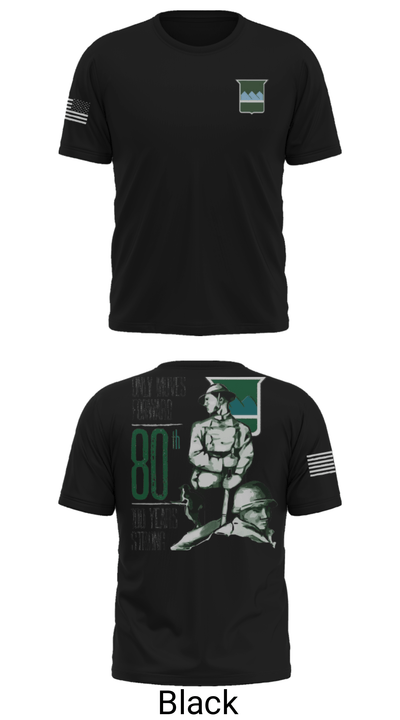 80th Training Command 12483809 Short Sleeve Performance Shirt - 22