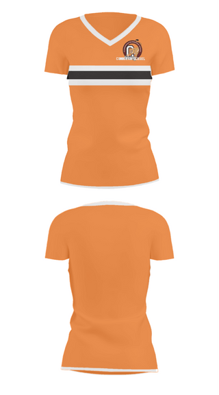Women's Short Sleeve Vneck Shirt, Cunningham School, Men's Basketball, Teamtime, Team time, sublimation, custom sports apparel, team uniforms, spirit wear, spiritwear, sports uniforms, custom shirts, team store, custom team store, fundraiser sports, apparel fundraiser