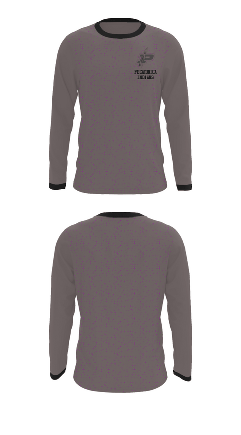 Long Sleeve Performance Shirt, Pecatonica Indians, Men's Basketball, Teamtime, Team time, sublimation, custom sports apparel, team uniforms, spirit wear, spiritwear, sports uniforms, custom shirts, team store, custom team store, fundraiser sports, apparel fundraiser