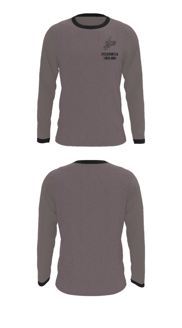 Long Sleeve Performance Shirt, Pecatonica Indians, Men's Basketball, Teamtime, Team time, sublimation, custom sports apparel, team uniforms, spirit wear, spiritwear, sports uniforms, custom shirts, team store, custom team store, fundraiser sports, apparel fundraiser