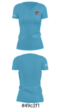 Widefield High School Swimming 46606735 Women's Short Sleeve V-neck Shirt - 21