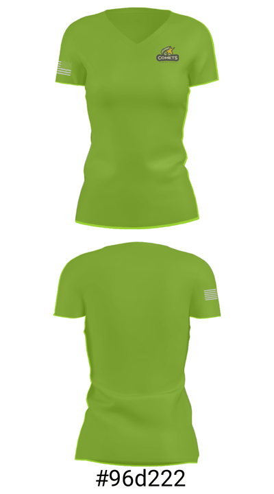 South City Academy 81447078 Women's Short Sleeve V-neck Shirt - 21