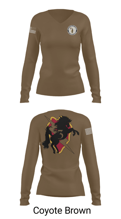 Cacti 73934244 Women's Long Sleeve V-neck Shirt - 15
