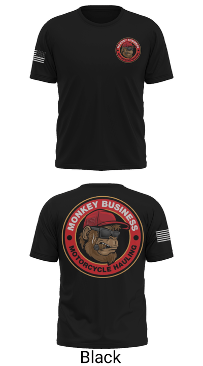 Monkey Business Motorcycke Hauling 57300116 Short Sleeve Performance Shirt - 12