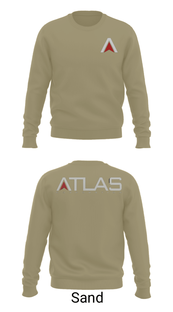 Crew Neck Sweatshirt, , Army, Teamtime, Team time, sublimation, custom sports apparel, team uniforms, spirit wear, spiritwear, sports uniforms, custom shirts, team store, custom team store, fundraiser sports, apparel fundraiser