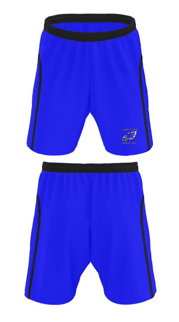 Athletic Shorts With Pockets, Landstown Eagles Wrestling Club, Wrestling, Teamtime, Team time, sublimation, custom sports apparel, team uniforms, spirit wear, spiritwear, sports uniforms, custom shirts, team store, custom team store, fundraiser sports, apparel fundraiser