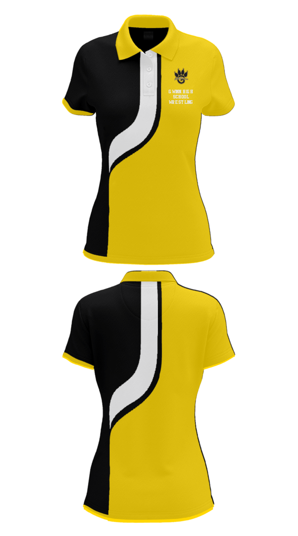 Women's Short Sleeve Performance Polo, Gwinn High School Wrestling, Wrestling, Teamtime, Team time, sublimation, custom sports apparel, team uniforms, spirit wear, spiritwear, sports uniforms, custom shirts, team store, custom team store, fundraiser sports, apparel fundraiser