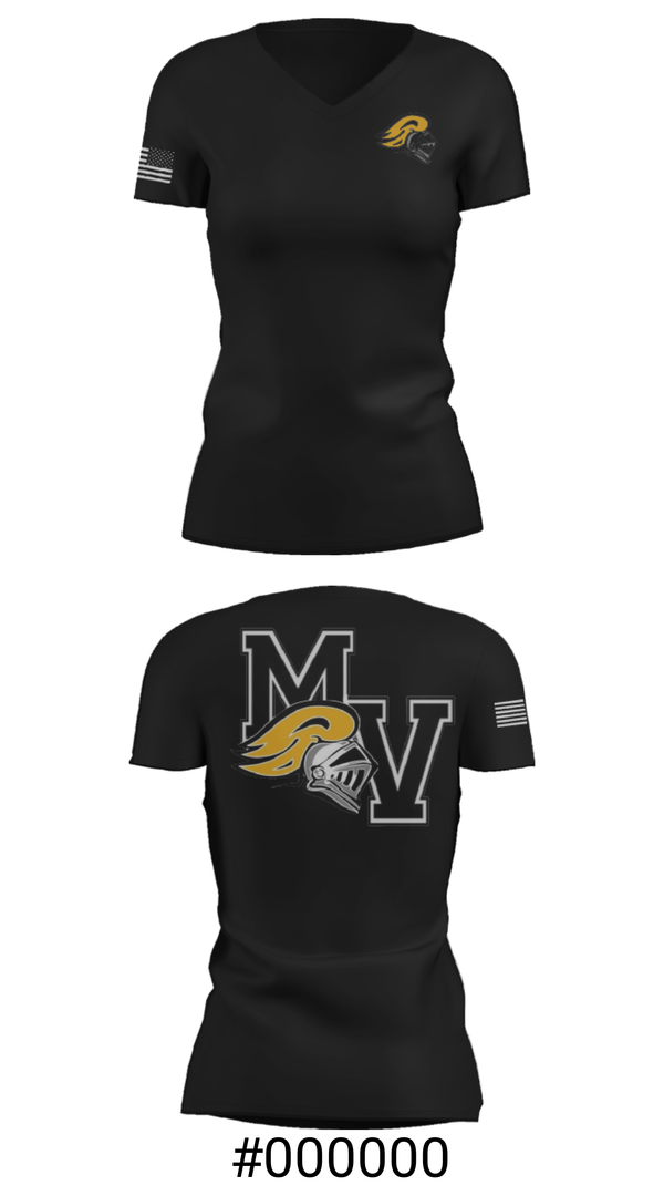 Women's Short Sleeve Vneck Shirt, Moshannon Valley High School Wrestling, Wrestling, Teamtime, Team time, sublimation, custom sports apparel, team uniforms, spirit wear, spiritwear, sports uniforms, custom shirts, team store, custom team store, fundraiser sports, apparel fundraiser