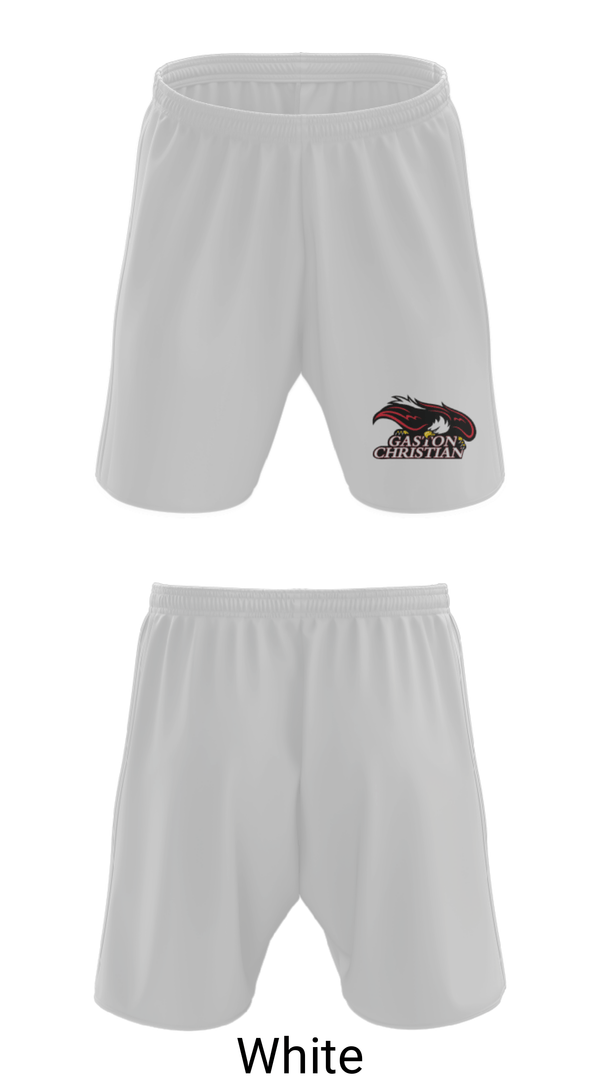 Athletic Shorts With Pockets, Gaston Christian School Basketball, Men's Basketball, Teamtime, Team time, sublimation, custom sports apparel, team uniforms, spirit wear, spiritwear, sports uniforms, custom shirts, team store, custom team store, fundraiser sports, apparel fundraiser