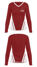 Industrial High School 80543667 Women's Long Sleeve V-neck Shirt - 23