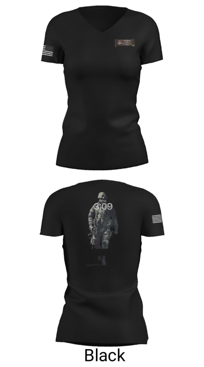 3rd SF Group 78049709 Women's Short Sleeve V-neck Shirt - 20