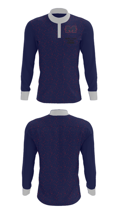 Manvel High School Swimming 12453838 Quarter Zip Jacket - 25