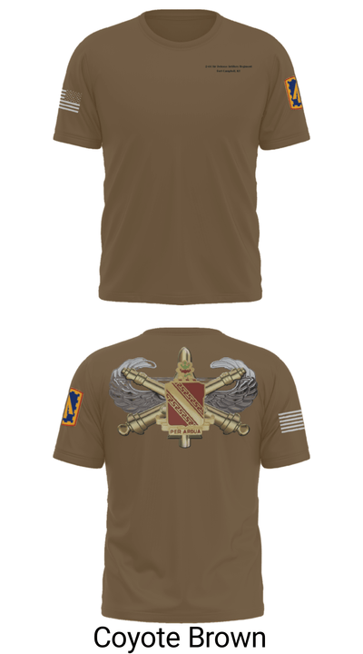 2-44 Air Defense Artillery Regiment 13491150 Short Sleeve Performance Shirt - 14
