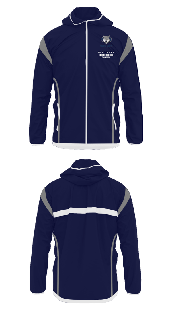 Windbreaker, West Clermont High School Bowling, Bowling, Teamtime, Team time, sublimation, custom sports apparel, team uniforms, spirit wear, spiritwear, sports uniforms, custom shirts, team store, custom team store, fundraiser sports, apparel fundraiser
