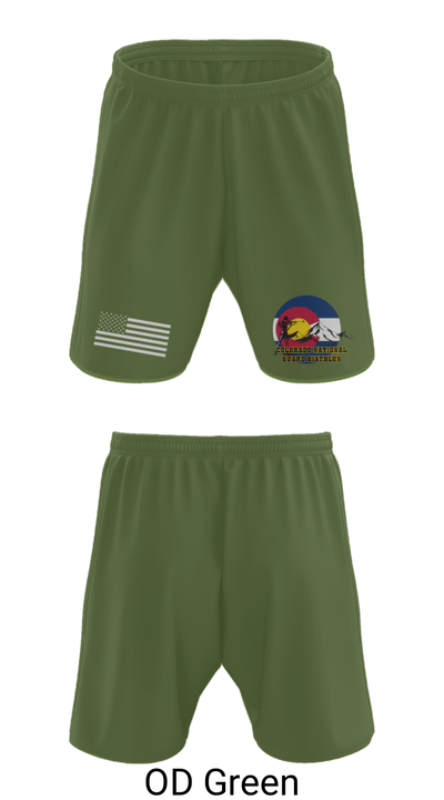 Colorado National Guard Biathlon Team 24779519 Athletic Shorts With Pockets - 29
