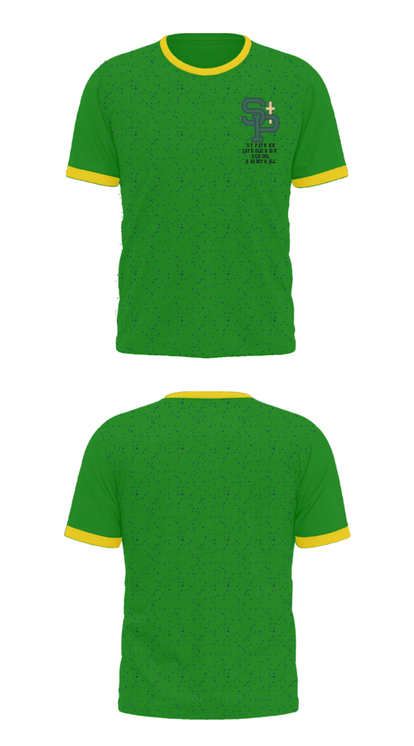 Short Sleeve Performance Shirt, St Patrick Catholic High School Basketball, Men's Basketball, Teamtime, Team time, sublimation, custom sports apparel, team uniforms, spirit wear, spiritwear, sports uniforms, custom shirts, team store, custom team store, fundraiser sports, apparel fundraiser
