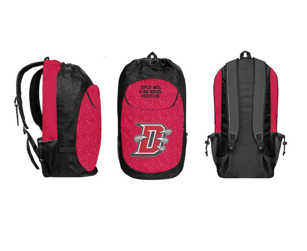 Gear Bag, Dover Area High School Wrestling, Wrestling, Teamtime, Team time, sublimation, custom sports apparel, team uniforms, spirit wear, spiritwear, sports uniforms, custom shirts, team store, custom team store, fundraiser sports, apparel fundraiser