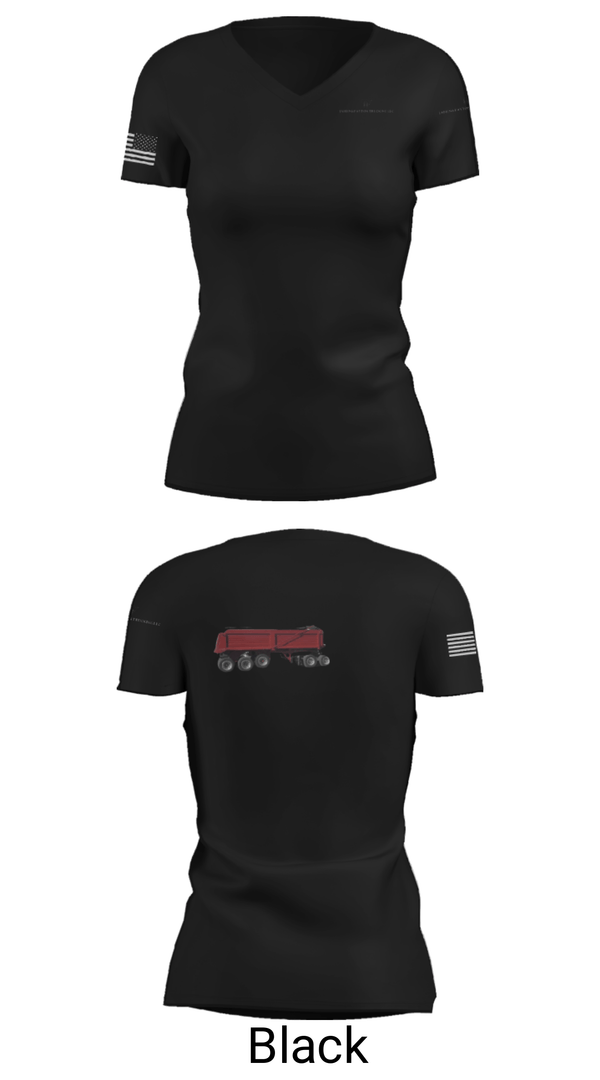 Women's Short Sleeve Vneck Shirt, Jabien & Payton trucking LLC, , Teamtime, Team time, sublimation, custom sports apparel, team uniforms, spirit wear, spiritwear, sports uniforms, custom shirts, team store, custom team store, fundraiser sports, apparel fundraiser