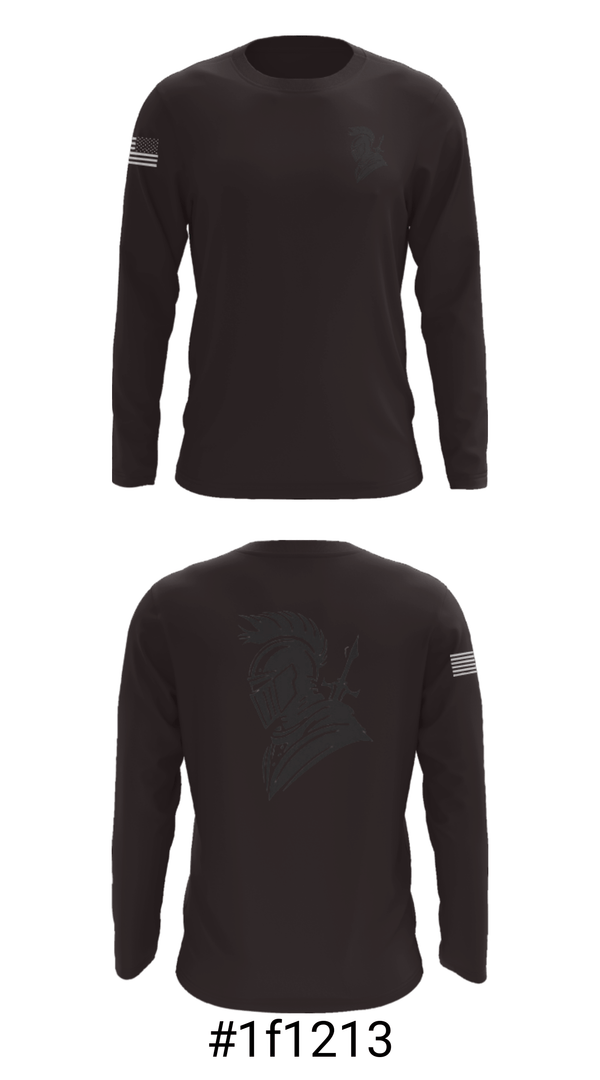 Long Sleeve Performance Shirt, Knights, Wrestling, Teamtime, Team time, sublimation, custom sports apparel, team uniforms, spirit wear, spiritwear, sports uniforms, custom shirts, team store, custom team store, fundraiser sports, apparel fundraiser