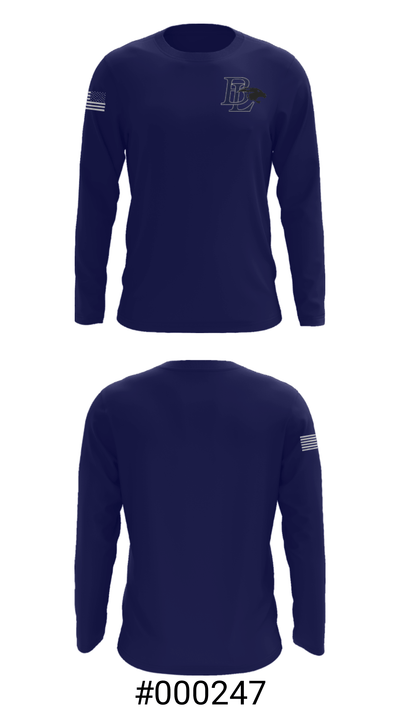 Buckeye Local High School 97051301 Long Sleeve Performance Shirt - 18