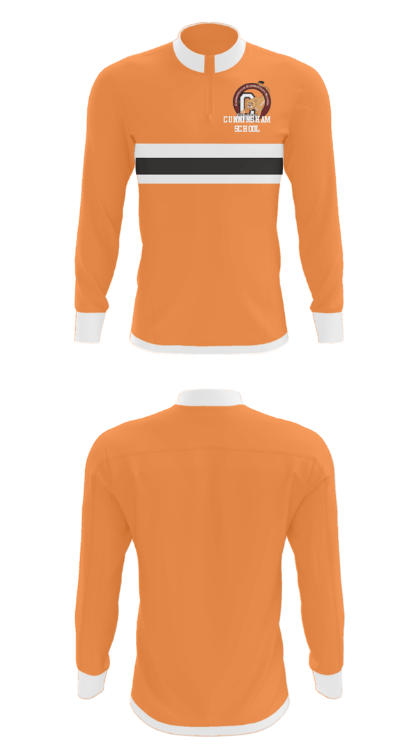 Quarter Zip Jacket, Cunningham School, Men's Basketball, Teamtime, Team time, sublimation, custom sports apparel, team uniforms, spirit wear, spiritwear, sports uniforms, custom shirts, team store, custom team store, fundraiser sports, apparel fundraiser