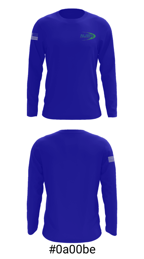 Long Sleeve Performance Shirt, Huntington Beach NJB, Men's Basketball, Teamtime, Team time, sublimation, custom sports apparel, team uniforms, spirit wear, spiritwear, sports uniforms, custom shirts, team store, custom team store, fundraiser sports, apparel fundraiser