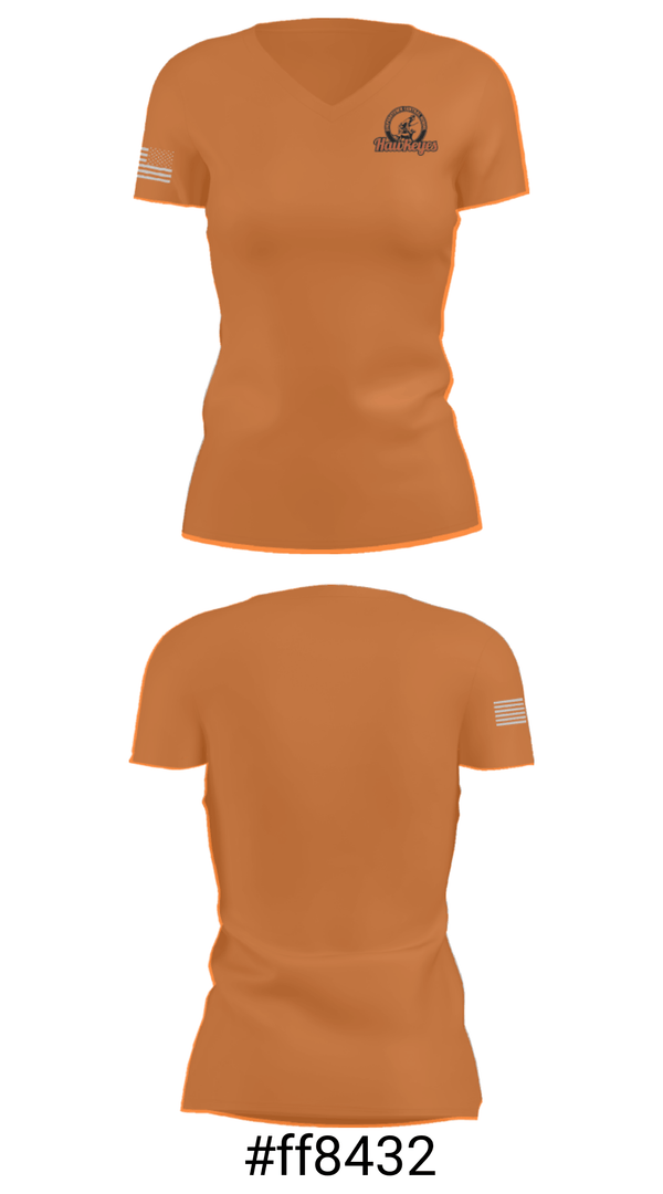Women's Short Sleeve Vneck Shirt, Cooperstown Senior High School Wrestling, Wrestling, Teamtime, Team time, sublimation, custom sports apparel, team uniforms, spirit wear, spiritwear, sports uniforms, custom shirts, team store, custom team store, fundraiser sports, apparel fundraiser