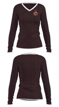 Park View Education Centre 44818571 Women's Long Sleeve V-neck Shirt - 33