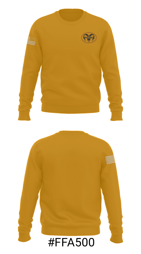 Crew Neck Sweatshirt, Rockford High School Gymnastics, Spirit Store, Teamtime, Team time, sublimation, custom sports apparel, team uniforms, spirit wear, spiritwear, sports uniforms, custom shirts, team store, custom team store, fundraiser sports, apparel fundraiser
