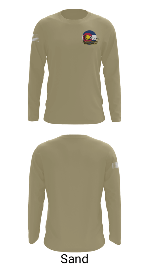 Long Sleeve Performance Shirt, Colorado National Guard Biathlon Team, National Guard, Teamtime, Team time, sublimation, custom sports apparel, team uniforms, spirit wear, spiritwear, sports uniforms, custom shirts, team store, custom team store, fundraiser sports, apparel fundraiser
