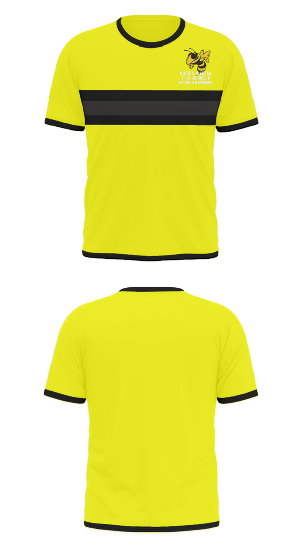 Short Sleeve Performance Shirt, Haynes Academy For Advanced Studies Swimming, Swimming, Teamtime, Team time, sublimation, custom sports apparel, team uniforms, spirit wear, spiritwear, sports uniforms, custom shirts, team store, custom team store, fundraiser sports, apparel fundraiser