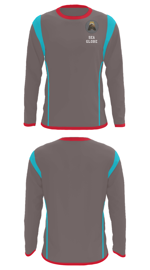 Long Sleeve Performance Shirt, Sea globe, , Teamtime, Team time, sublimation, custom sports apparel, team uniforms, spirit wear, spiritwear, sports uniforms, custom shirts, team store, custom team store, fundraiser sports, apparel fundraiser